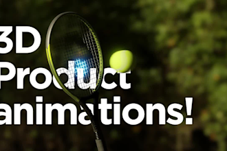 render a realistic 3d product animation video commercial