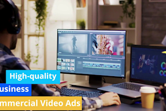 create engaging commercial brand video ads, promo video ads for your business