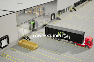 do 3d industrial factory animation industrial animation 3d manufacturing video