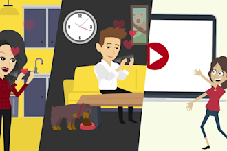 create animated marketing video ads and commercials for business and sales