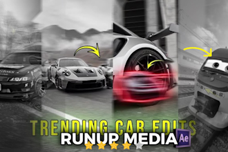 do b roll and after effects car video editing