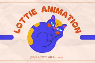 do professional lottie animation for your website or app