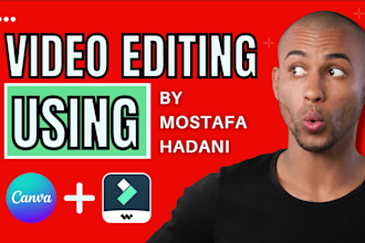 create and edit your video in filmora and canva pro fast