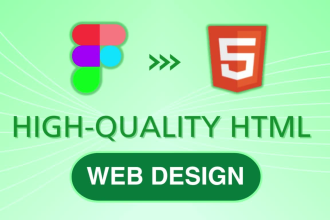 redesign figma to html css, xd to html bootstrap responsive