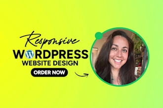 do wordpress website development, design or redesign wordpress blog website