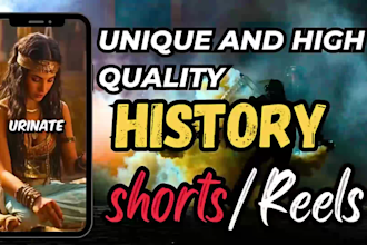do viral faceless ai history youtube short videos and instagram reels