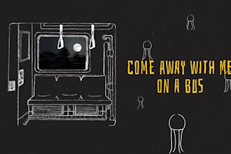 create a 2d hand drawn animated lyric music video