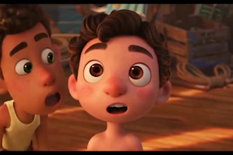 do 3d cartoon character animation ai pixar disney logo midjourney runway blender