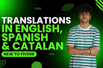 manually translate between english, spanish or catalan