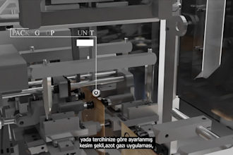 do 3d industrial animation 3d factory 3d construction machinery video