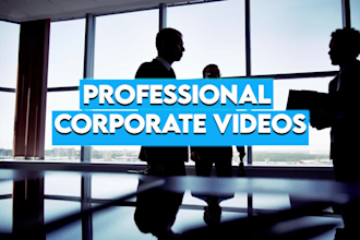 create professional corporate video for your business or brand