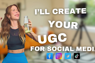 be your female ugc creator for instagram, tiktok and facebook