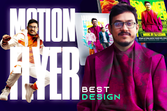 create animated motion flyer