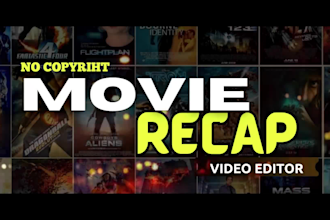 edit movie recap and explanation videos