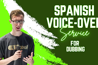 do professional voice over dubbing in spanish