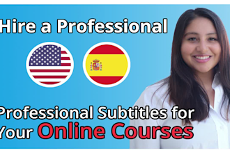 add subtitles to your online course content