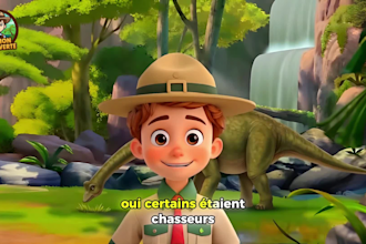 create kids learning videos