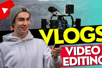 do professional youtube vlog video editing