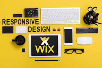 redesign wix website design or redesign wix business website