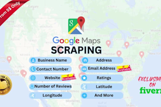 do google map data scraping business leads with email address