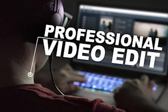 do professional video editing with high quality and quickly