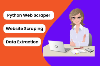 do python web scraping script for data extraction anytime