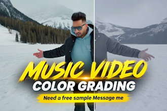 do cinematic music video color grading in davinci resolve