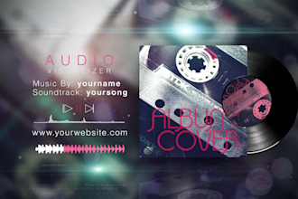 create audio spectrum or music visualizer