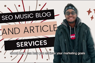 do an SEO music blog or entertainment blog
