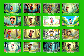 design childrens book illustration using ai and illustrator