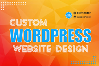 create stunning custom website design in wordpress