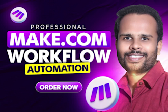 build a make com automation that ends manual work