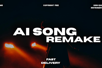 recreate your ai song into a high quality human song