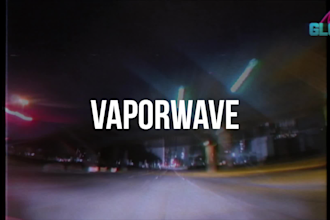 add a vhs 80s 90s effect to your music