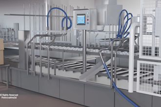 make 3d factory industrial machinery and functional animations