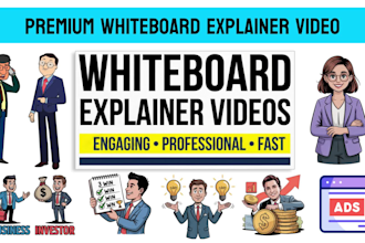 create engaging whiteboard explainer videos for business, marketing, and youtube