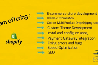 be your shopify expert, shopify theme customization