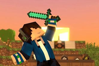 craft amazing 3d minecraft music video for animation project