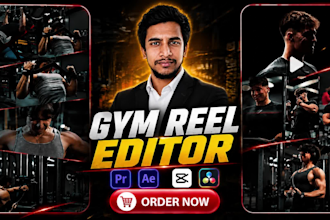 edit gym reels fitness videos and workout shorts
