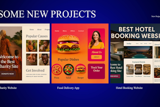 design and build a responsive custom website with expert fullstack development