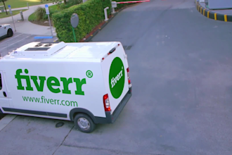do a logistics business video clips for your logo or text