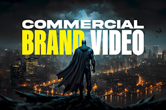 create video ad, promotional video, or brand commercial
