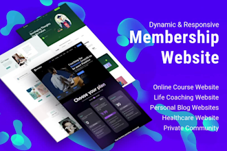 design wordpress membership or subscription website for exclusive content access