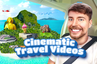 create stunning cinematic travel videos with professional editing
