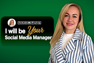 be professional instagram social media manager, content creator