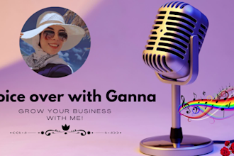 record professional standard arabic or egyptian female voice over