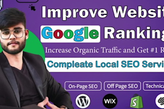 local SEO service to ranking your website on google first page