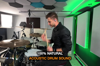 turn your song into a pro track with live acoustic drums