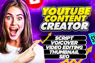 be your faceless youtube video creator or shorts creator