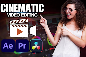 do cinematic video editing, lyric video, wedding and promos